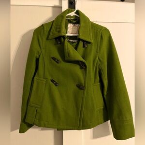 Old Navy Green pea coat